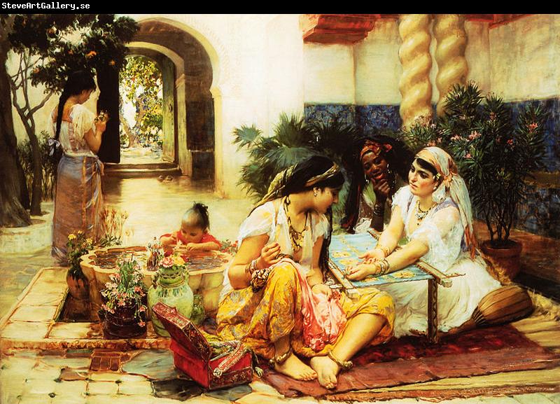 Frederick Arthur Bridgman In a Village El Biar Algeria